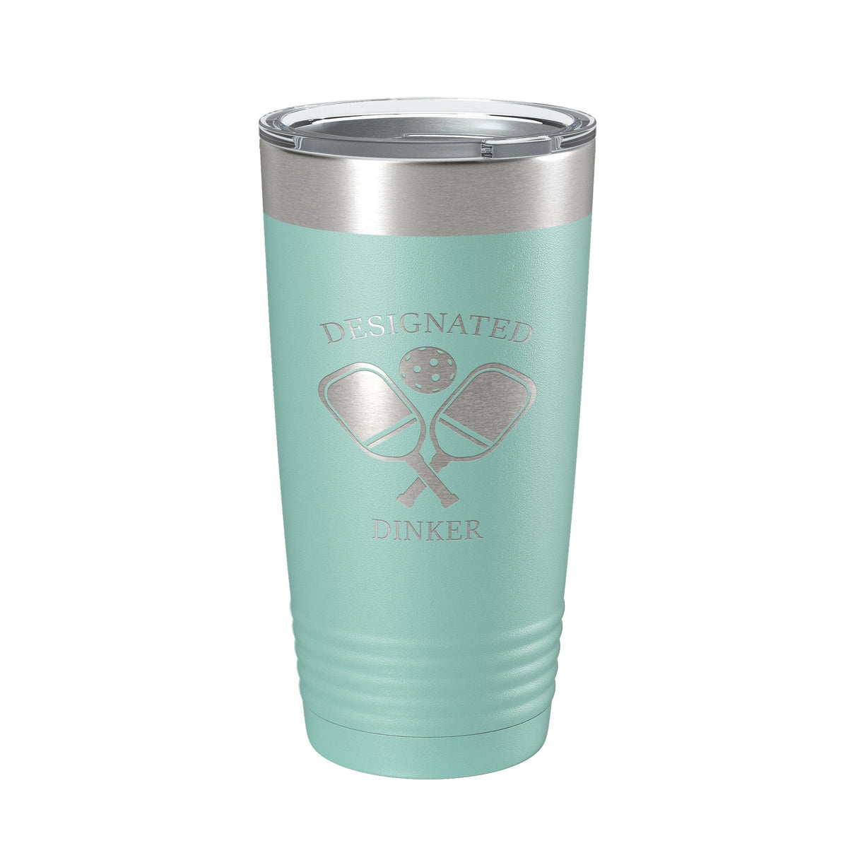 Pickleball Tumbler Designated Dinker Travel Mug Funny Pickle Ball Insulated Laser Engraved Coffee Cup Gift 20 oz-12