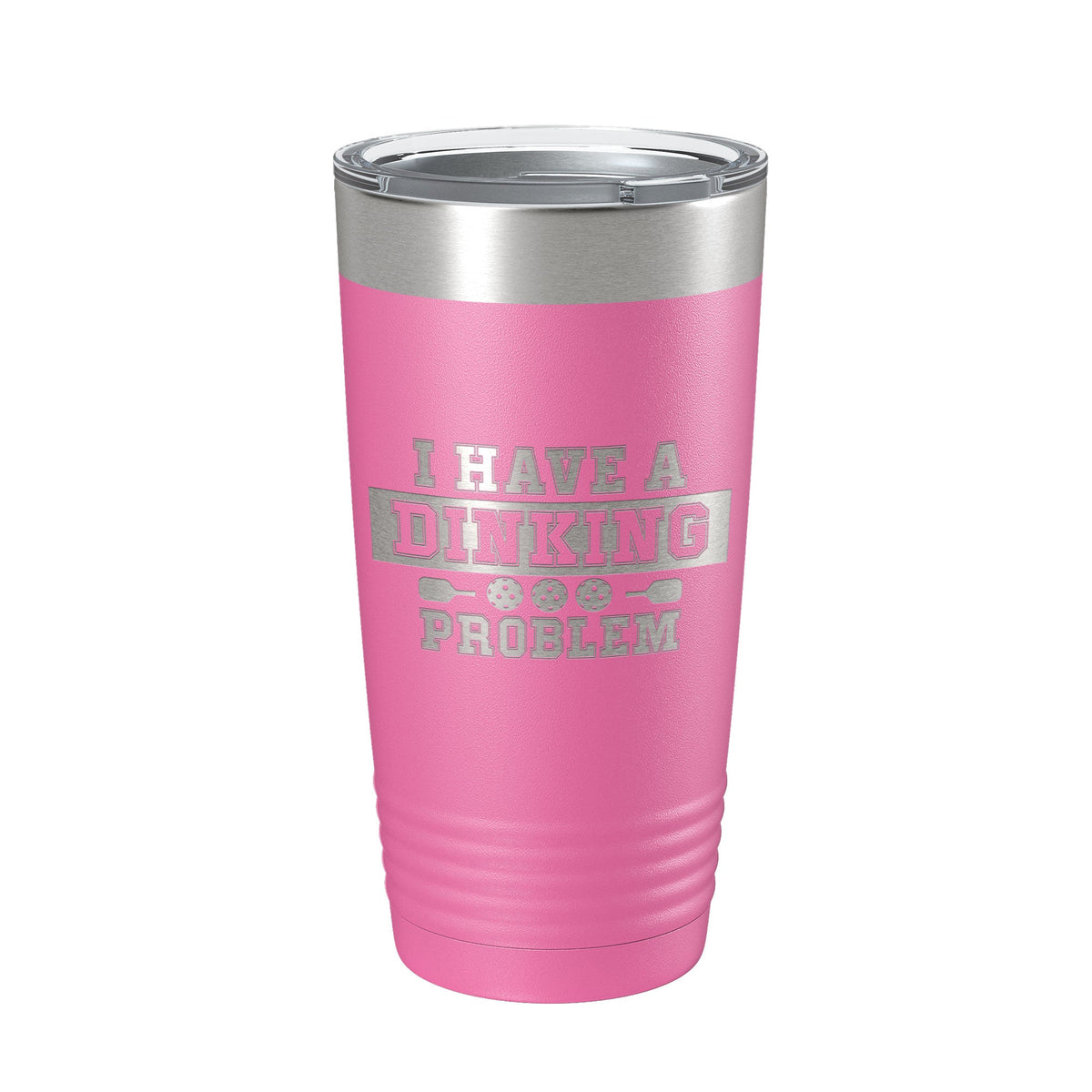 I Have A Dinking Problem Tumbler Funny Pickleball Travel Mug Insulated Laser Engraved Pickle Ball Gift Coffee Cup 20 oz-11