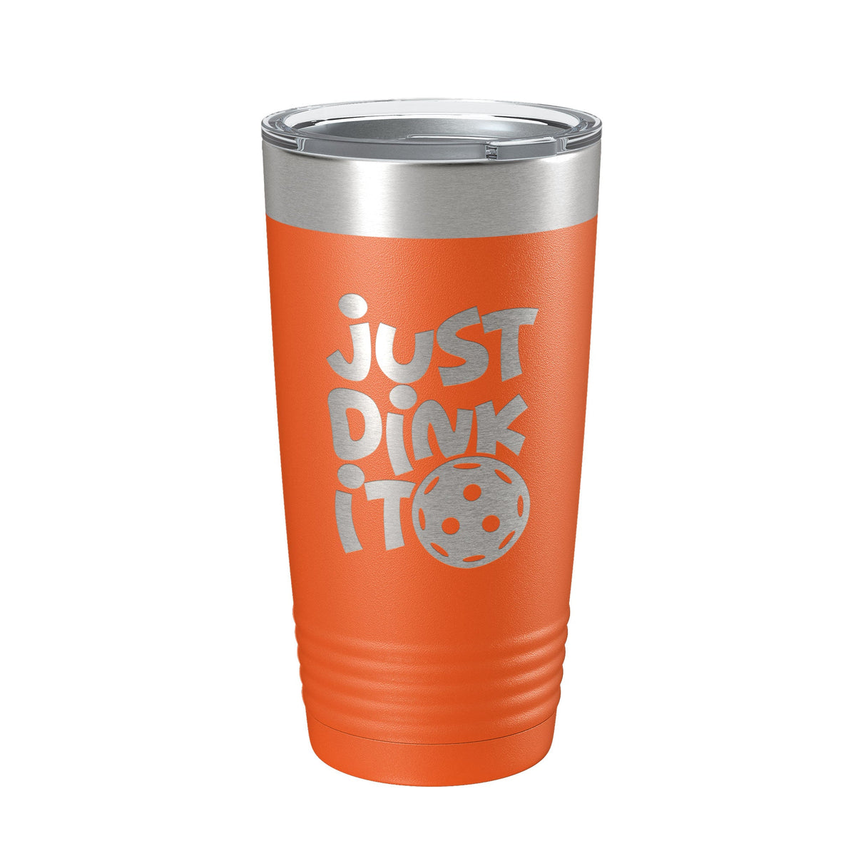 Just Dink It Tumbler Pickleball Travel Mug Insulated Laser Engraved Coffee Cup Do It Pickle Ball Gift 20 oz-17