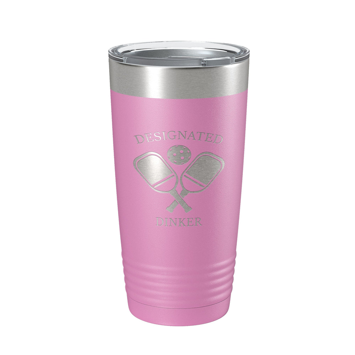 Pickleball Tumbler Designated Dinker Travel Mug Funny Pickle Ball Insulated Laser Engraved Coffee Cup Gift 20 oz-14