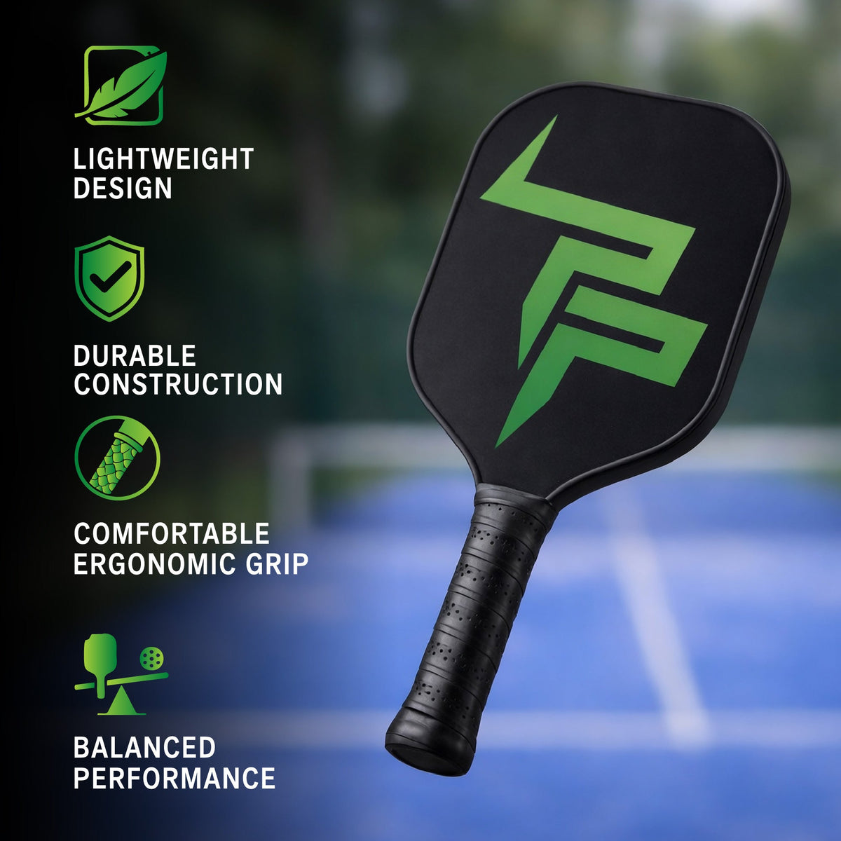 PurPlay Pickleball Paddle Set – 2 Pack | Lightweight Performance & Superior Control-1