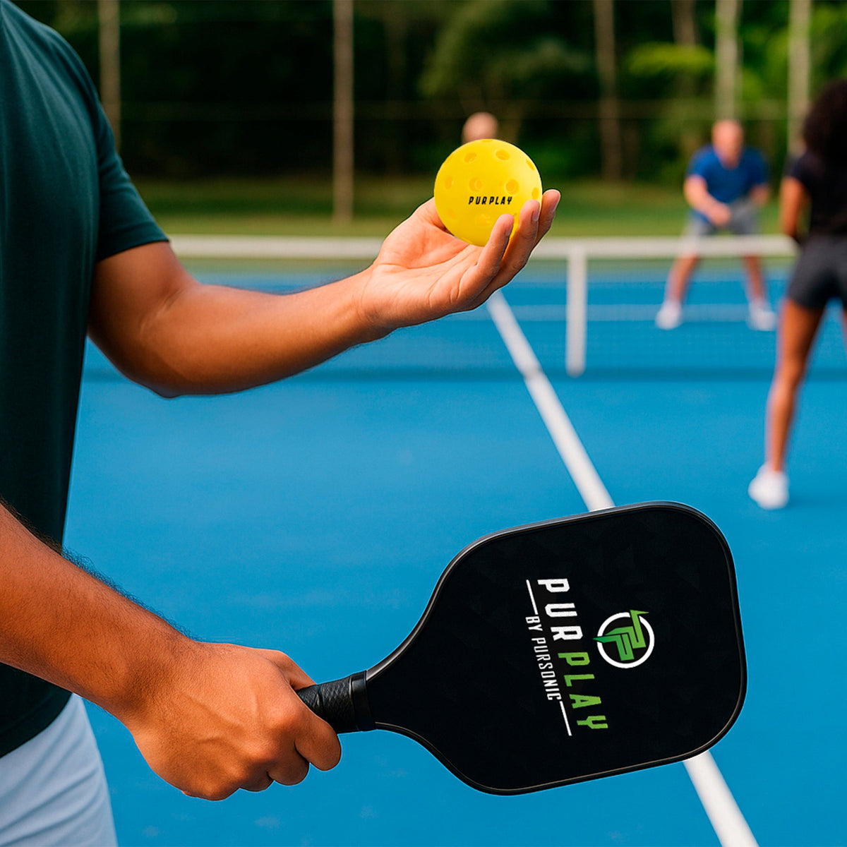 Pursonic The Ultimate Pickleball High Performance Set – 4 Paddles, 4 Balls & 2 Carry Bag-2