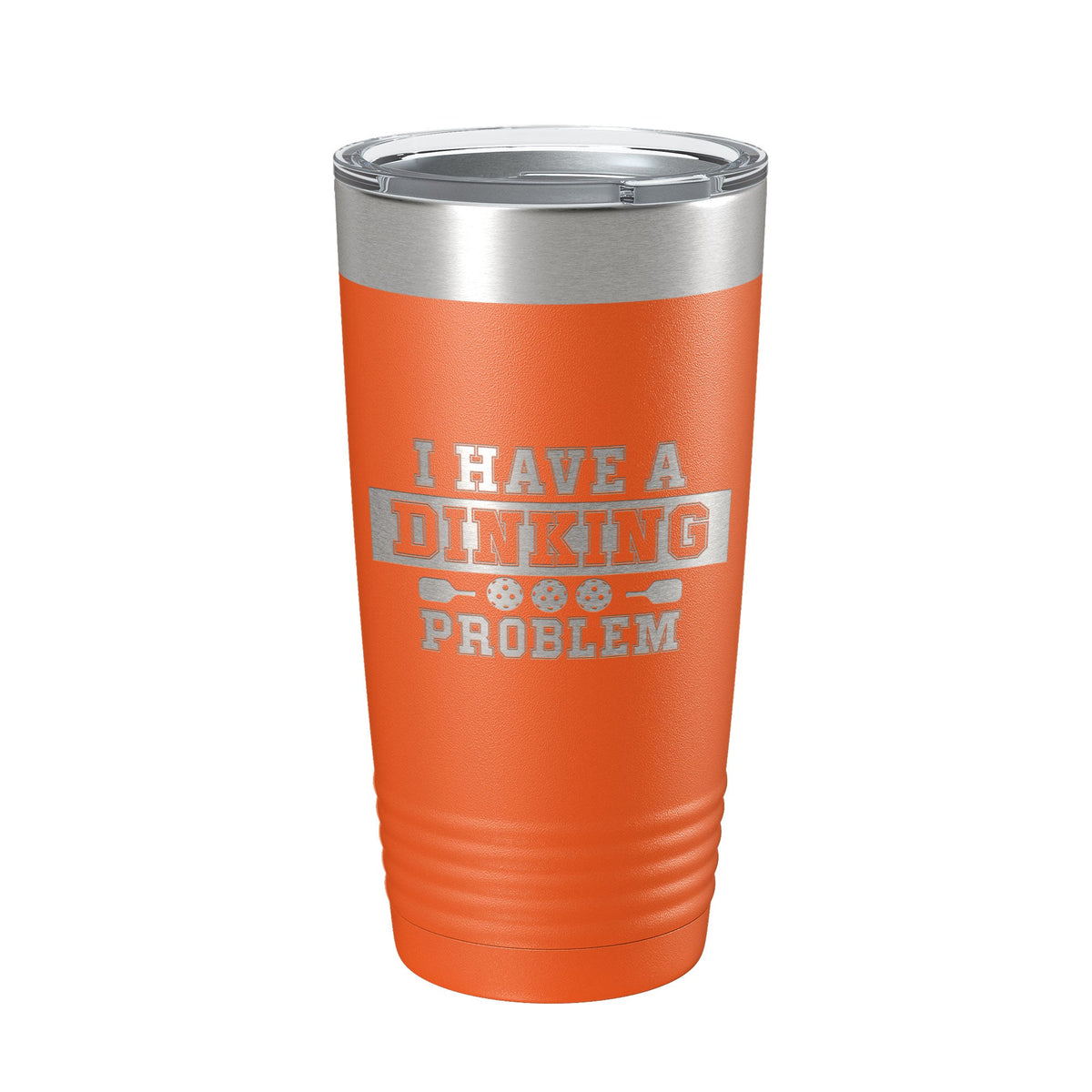 I Have A Dinking Problem Tumbler Funny Pickleball Travel Mug Insulated Laser Engraved Pickle Ball Gift Coffee Cup 20 oz-17